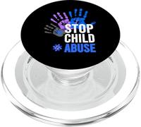 Stop Abuse Shirt - Consapevolezza per la prevenzione degli abusi di bambini PopSockets PopGrip per MagSafe