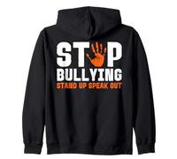 Stop al bullismo Anti Bullismo Felpa con Cappuccio