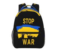 Stop alla guerra in Ucraina Zaino per laptop Borsa da campeggio 15,6 pollic