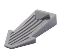 Stop alla porta - 9.5x4.5x1,5 cm di gomma antiscivolo | Stronger Dureblee Deterocket Dureblee Blocker pesante, dispositivo riutilizzabile per la protezione del pavimento per la scuola Dorm Garage Gara
