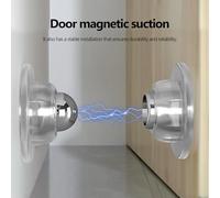 Stop alla porta - Cattura della porta magnetica | Spicchi doorr | Iboors Doorr Stoppers per i battiscosi delle del pavimento Adesivo esterno Porte a porte Magneticc Protettore murale NO PROPRIET