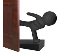 Stop alla porta - Figura di gomma carina a porte per la sicurezza del pavimento, paraurti a tiraggio con base non slittata, tappo per la camera da letto degli uffici di appartamenti, PVC morbido color