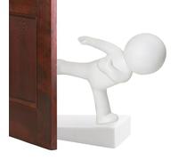 Stop alla porta in gomma - figura decorativa del tappo per sicurezza, protezione con funzione non graffiata, per camera, ufficio, appartamento, dormitorio, camera da letto, materiale flessibile,