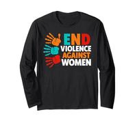 Stop alla violenza Contro Le Donne Maglia a Manica