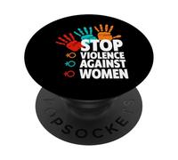 Stop alla violenza contro le donne PopSockets PopGrip Adesivo