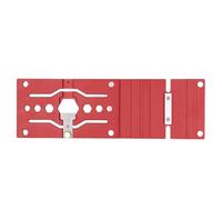 Stop Angolare per a Binario, Fermacampo 90 Gradi, Accessorio per Guide Taglio, 340mm, Alluminio Robusto - Design CNC Preciso, Stabilità Migliorata, Uso per Lavorazioni in Legno