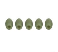 Stop Bead - Connettori in Dacron per pesca con mangiatoie, 60 pezzi, supporto elastico per esche rig, connettore in poliestere per pesca alla carpa, foro interno blocca nodi saldamente