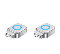 Stop Charge Smart Charger, 2pcs 140W Type-C Automatic Cut Off Charging Protector Anti-Overcharge Intelligent Auto Stop Separator Full Charge Auto Disconnect Charger for Home Office Travel