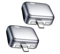 Stop Charge Smart Charger, adattatore di ricarica per la maggior parte dei cavi e dispositivi USB portatile auto cut-off caricabatterie Protector per smartphone e tablet (2 pezzi)