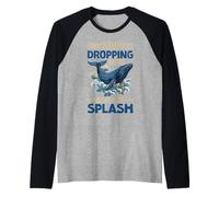 Stop Dropping Trash Into The Splash Inquinamento oceanico Maglia con Maniche Raglan