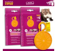 Stop Go 2x Duftscheibe Duftkörbchen Premium Markenschutz Difesa Casa Garage Auto