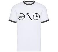 Stop Hammer Time - Maglietta Uomo Dressdown Ringer - MC Hammer
