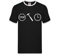 Stop Hammer Time - Maglietta Uomo Dressdown Ringer - MC Hammer
