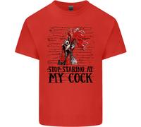 Stop Interpretato Da A il Mio Gallo Divertente Grezzo Uomo Cotone T-Shirt