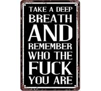 Stop Know Your Essence Metal Sign 12x8 Inch