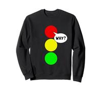 Stop Light Party Colore Divertente Rosso Perché Già Preso Felpa