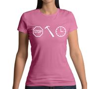 Stop Martello Volta Donna T-Shirt - Mc Hammer - Divertente - Musica - Can'T