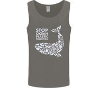 Stop Ocean Plastic Pollution Cambiamento Climatico Uomo Canotta