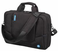 Stop Ocean Plastic RPET 46202 - Borsa per PC portatile Grenada, per notebook da 17", borsa a tracolla in PET riciclato, misura circa 32 x 43 x 9 cm, colore: Nero