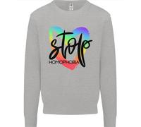 Stop Omofobia Gay Pride Day Awareness Uomo Sweatshirt Jumper