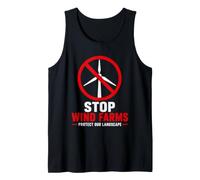 Stop Parchi eolici Nessuna turbina eolica Salva la Natura Canotta