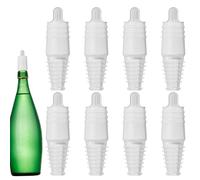 Stop per bottiglie di vino - 8 guarnizioni morbide riutilizzabili - tappi per bottiglie in silicone per vino, birra, champagne, bevande, in viaggio, casa, bar, feste, cibo, ristoranti