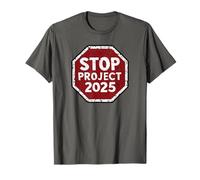 Stop Project 2025 Nessun progetto 2025 Anti Trump Maglietta