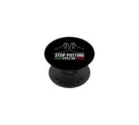Stop Putting Pineapple On Pizza Shirt Funny Italian PopSockets PopGrip Adesivo