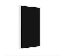 STOP SOUND Pannelli fonoassorbenti Pannello Acustico Fonoassorbente pannelli decorativi per pareti e soffitto alta capacità decorativi per pareti 180x80x5 (Nero)