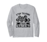 Stop Talking Start chalking - Divertente Biliardo Palla 8 Maglia a Manica
