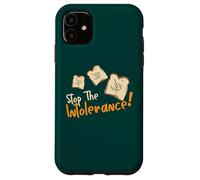 Stop The Intollerance Funny Food Allergy Awareness Custodia per iPhone 11