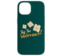 Stop The Intollerance Funny Food Allergy Awareness Custodia per iPhone 14