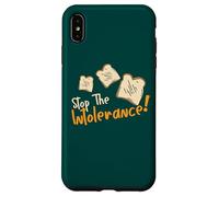 Stop The Intollerance Funny Food Allergy Awareness Custodia per iPhone XS Max