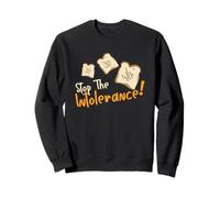 Stop The Intollerance Funny Food Allergy Awareness Felpa