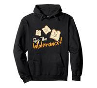 Stop The Intollerance Funny Food Allergy Awareness Felpa con Cappuccio