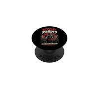 Stop The Robots: AI Resistance Reclaim Future Rebel PopSockets PopGrip Adesivo