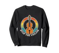 Stop the Violins Violence Violinist Musicician Music Orchestra Felpa
