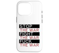 Stop The War (Dichiarazione di pace) Custodia per iPhone 16 Pro