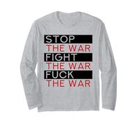 Stop The War (Dichiarazione di Pace) Maglia a Manica
