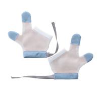 Stop Thumb Sucking - 1 paio di guanti traspiranti per bambini in rete morbida, nessun graffio per bambini, protezione per le dita dei bambini, soluzioni efficaci per mordere le unghie per ragazzi e