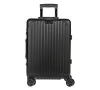 STOP TO SHOP! A2S Cabin Suitcase from Aluminium Material in Black Colour (50x35x22cm)