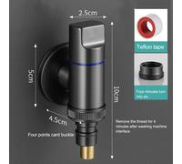 Stop Valvola ad Angolo, Valvola Bagno Ottone, Durevole, Rubinetto G1/2 G3/