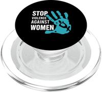 Stop Violence Against - Maglietta da donna PopSockets PopGrip per MagSafe
