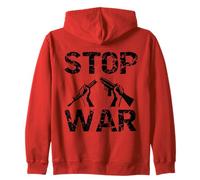 Stop War Broken Gun - Peace Advocacy Design Felpa con Cappuccio