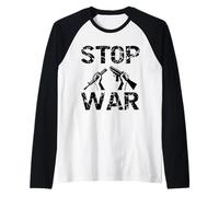 Stop War Broken Gun - Peace Advocacy Design Maglia con Maniche Raglan