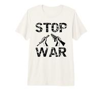 Stop War Broken Gun - Peace Advocacy Design Maglietta Premium