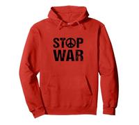 Stop War simbolo della pace Peace Felpa con Cappuccio