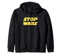 Stop Wars, Fai Pace sulla Terra Felpa con Cappuccio