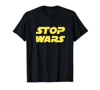 Stop Wars, Fai Pace sulla Terra Maglietta con Stampa Grafica Economica