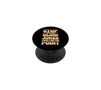 Stop With The Blind Jokes I Don't See The Point PopSockets PopGrip Adesivo